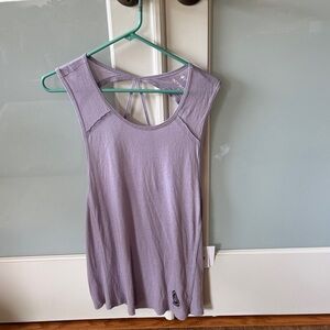 Beyond Yoga Lilac Crossback Tank Top